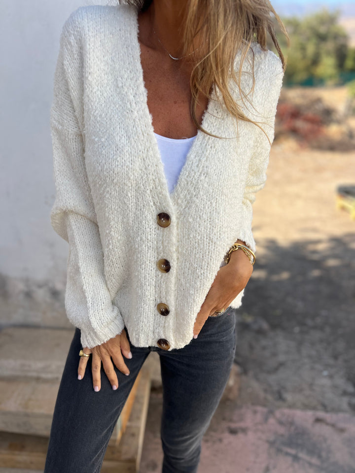 Ella V-neck cardigan