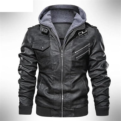 DAVE - LEATHER WINTER JACKET