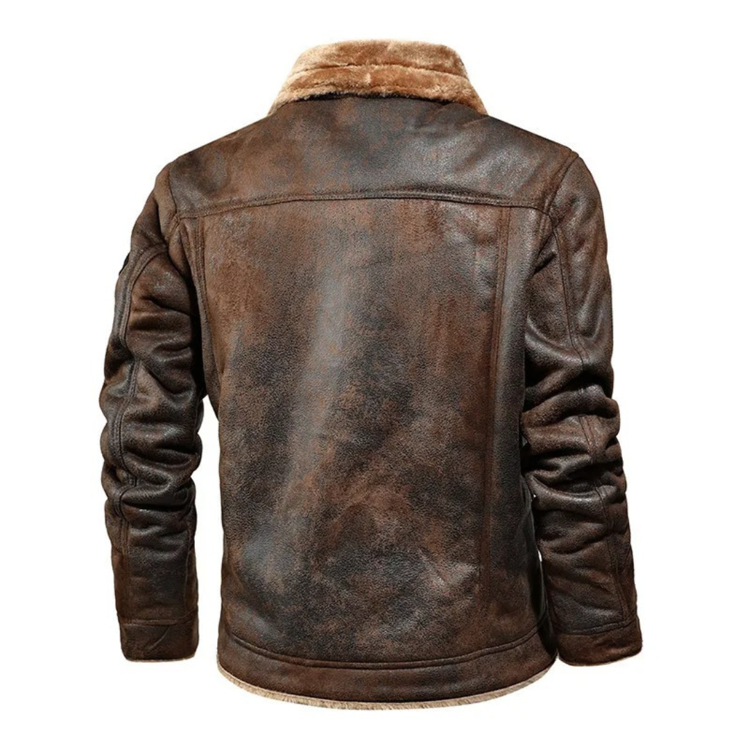 Aksel™ | Warm Leather Jacket