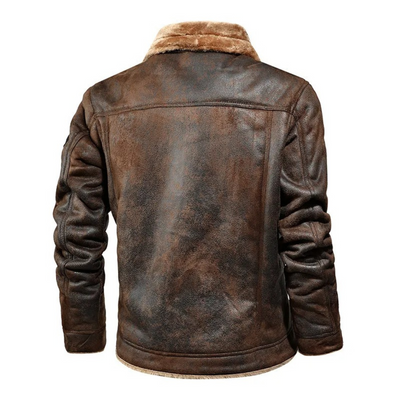 Aksel™ | Warm Leather Jacket