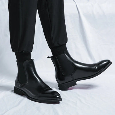 Dallas Leather Chelsea Boots