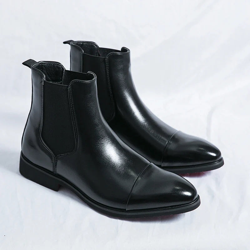 Dallas Leather Chelsea Boots