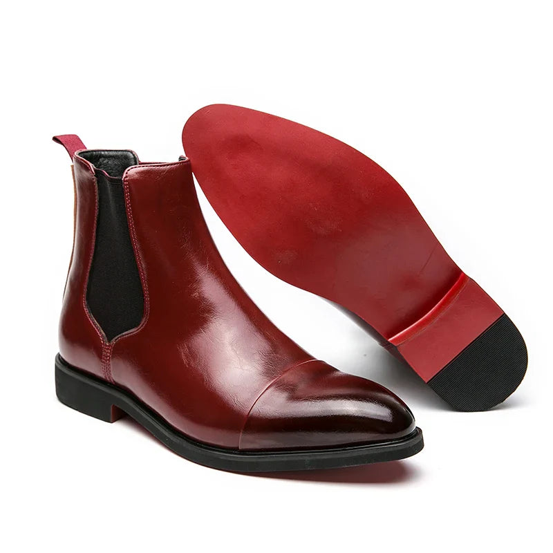 Dallas Leather Chelsea Boots