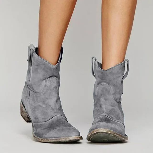 Jocelyn – Vintage Cowboy Ankle Boots