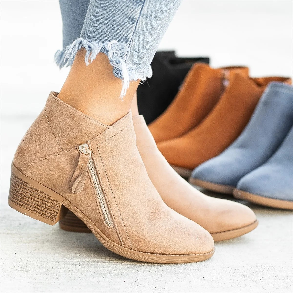 Nova | Suede ankle boots