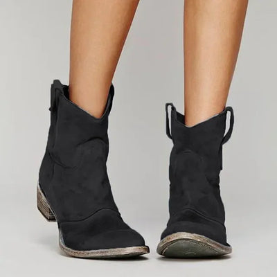 Jocelyn – Vintage Cowboy Ankle Boots