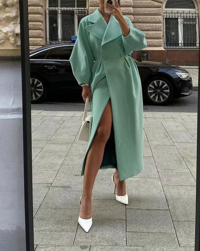 Syvella - Elegant Long Coat