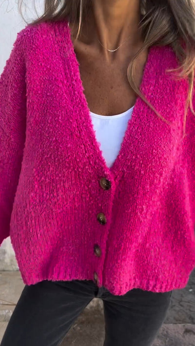 Ella V-neck cardigan