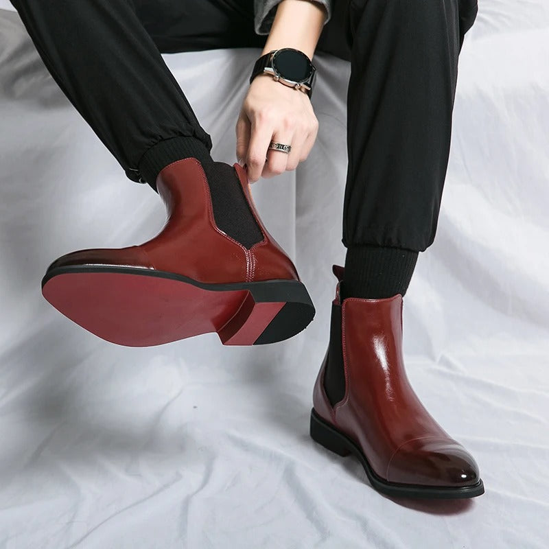 Dallas Leather Chelsea Boots