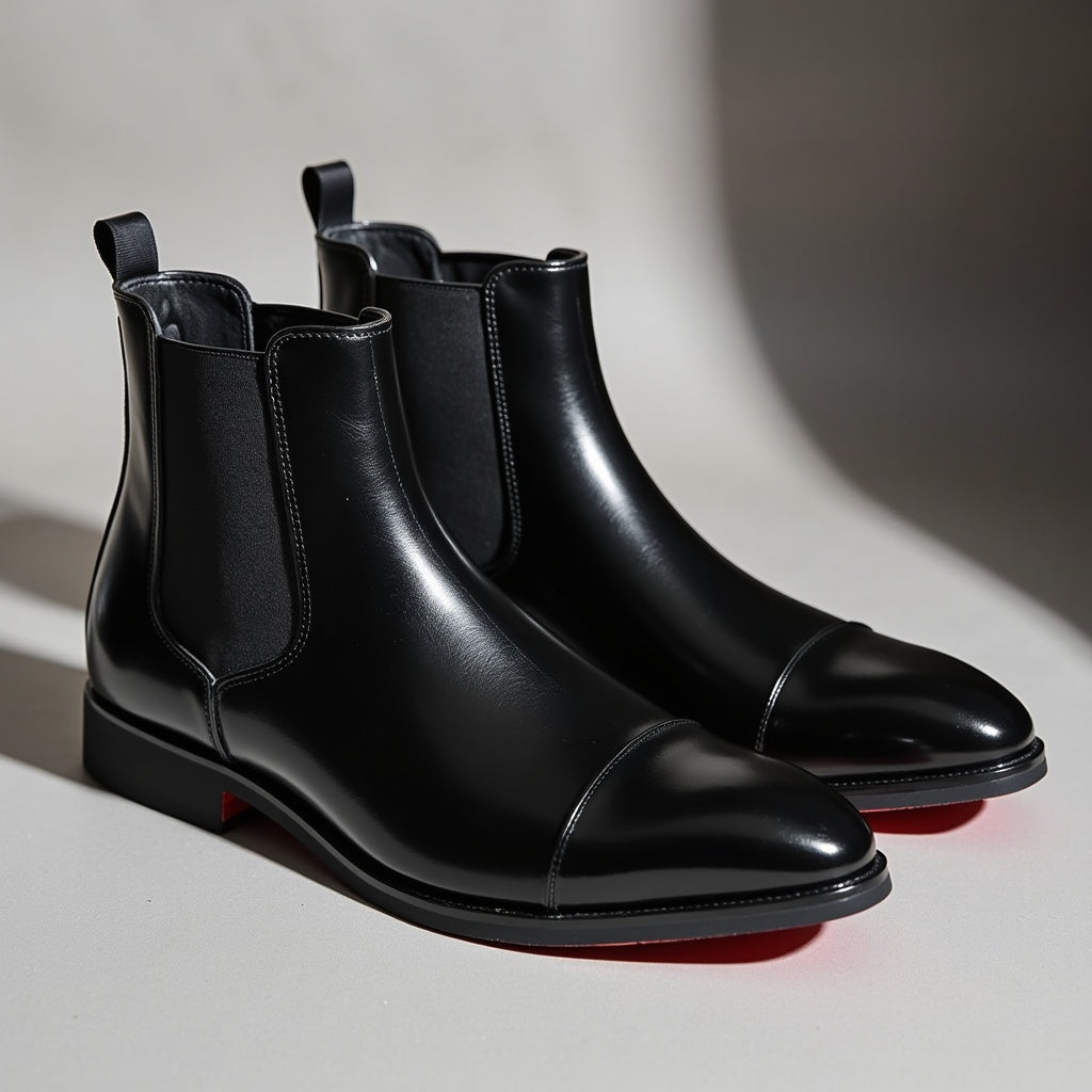 Dallas Leather Chelsea Boots