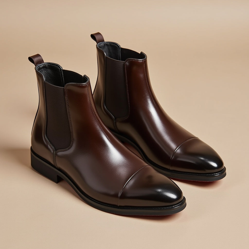 Dallas Leather Chelsea Boots